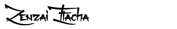 Zenzai Itacha font preview